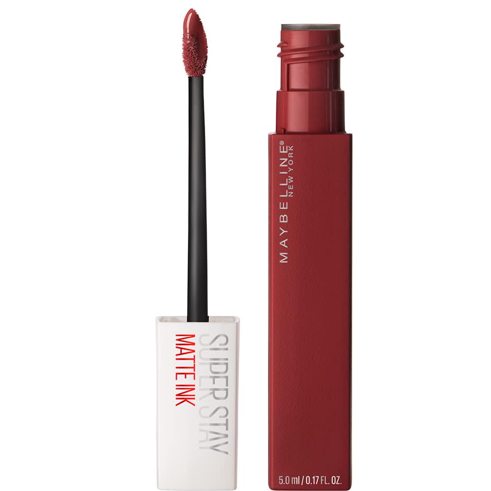 Maybelline Super Stay Matte Ink Liquid Lipstick Makeup, Long Lasting High Impact Color, Up To 16H Wear, Composer, Cherry Brown, 1 Count,Does not Apply