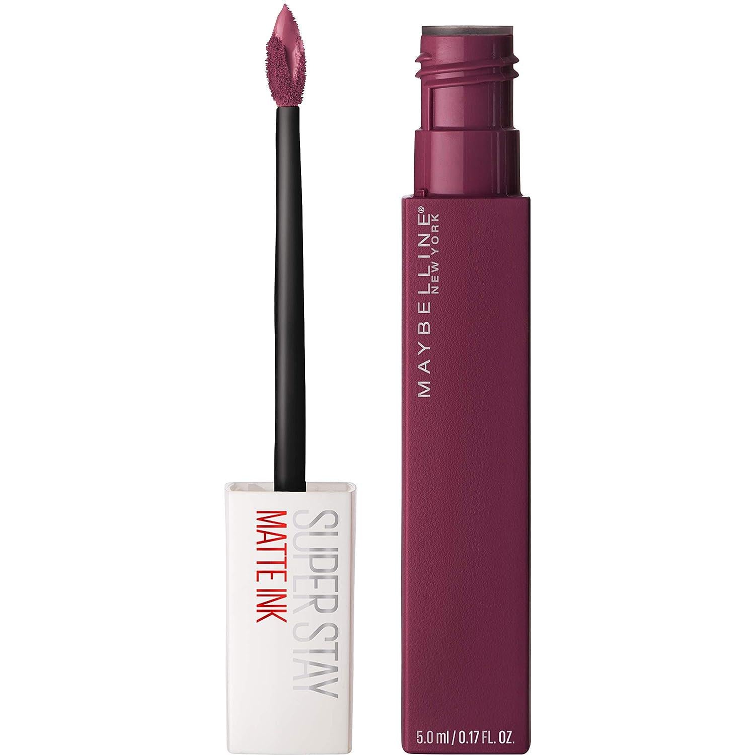 Maybelline Super Stay Matte Ink Liquid Lipstick Makeup, Long Lasting High Impact Color, Up To 16H Wear, Composer, Cherry Brown, 1 Count,Does not Apply