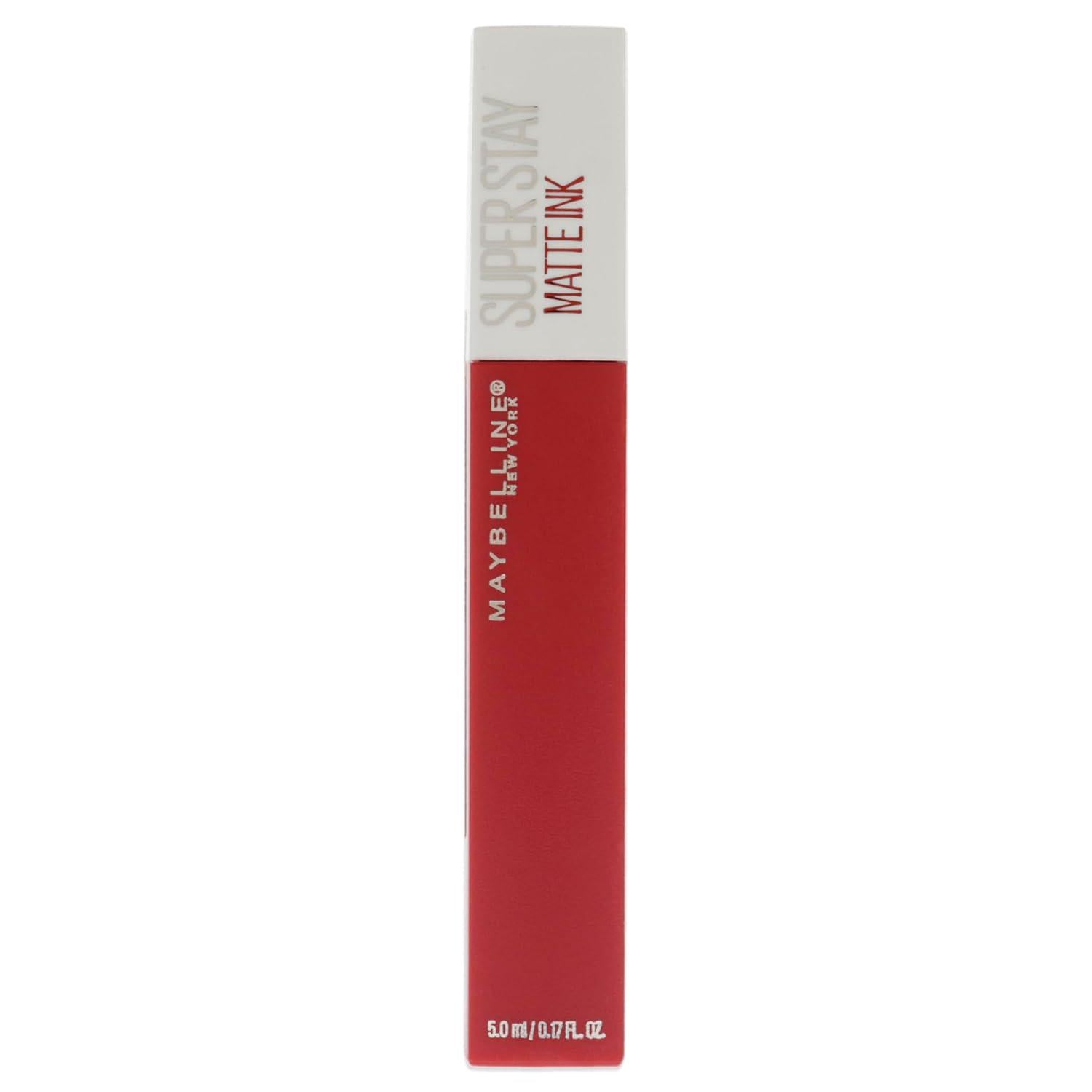 Maybelline Super Stay Matte Ink Liquid Lipstick Makeup, Long Lasting High Impact Color, Up To 16H Wear, Composer, Cherry Brown, 1 Count,Does not Apply