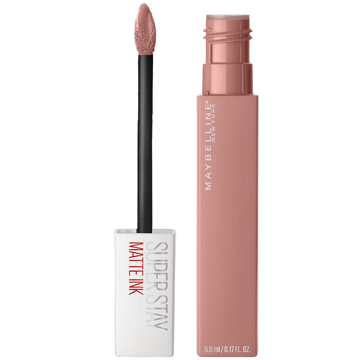 Maybelline Super Stay Matte Ink Liquid Lipstick Makeup, Long Lasting High Impact Color, Up To 16H Wear, Composer, Cherry Brown, 1 Count,Does not Apply