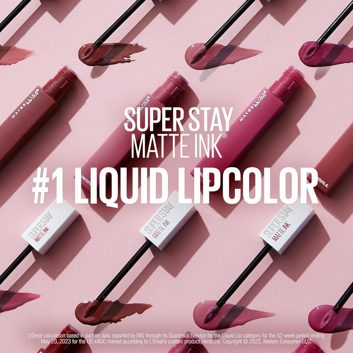 Maybelline Super Stay Matte Ink Liquid Lipstick Makeup, Long Lasting High Impact Color, Up To 16H Wear, Composer, Cherry Brown, 1 Count,Does not Apply
