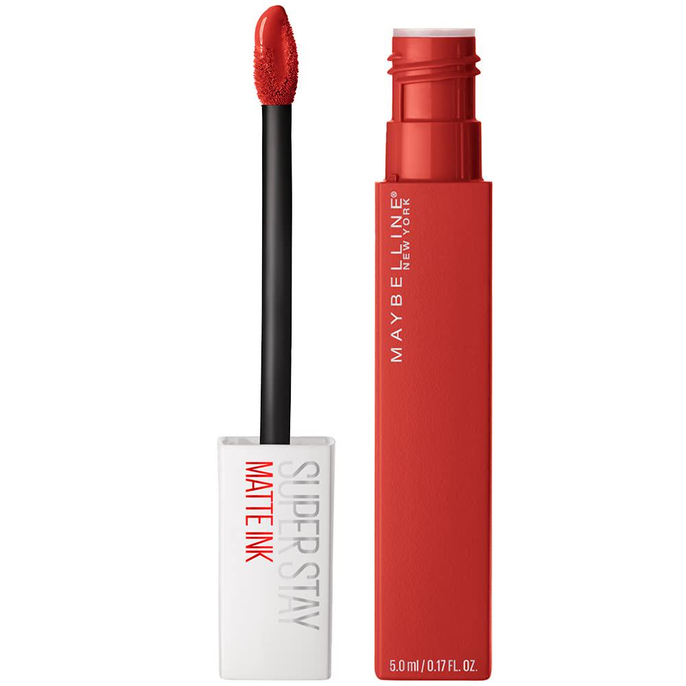 Maybelline Super Stay Matte Ink Liquid Lipstick Makeup, Long Lasting High Impact Color, Up To 16H Wear, Composer, Cherry Brown, 1 Count,Does not Apply