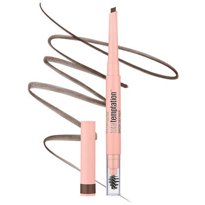 MAYBELLINE Maybelline Total Temptation Eyebrow Definer Pencil, Medium Brown, 1 Count