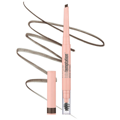 MAYBELLINE Maybelline Total Temptation Eyebrow Definer Pencil, Deep Brown, 1 Count