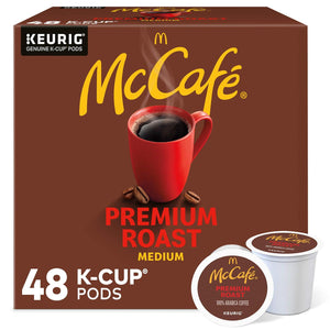 McCafe Premium Roast Keurig Single Serve K-Cup Pods, Medium Roast, 48 Count