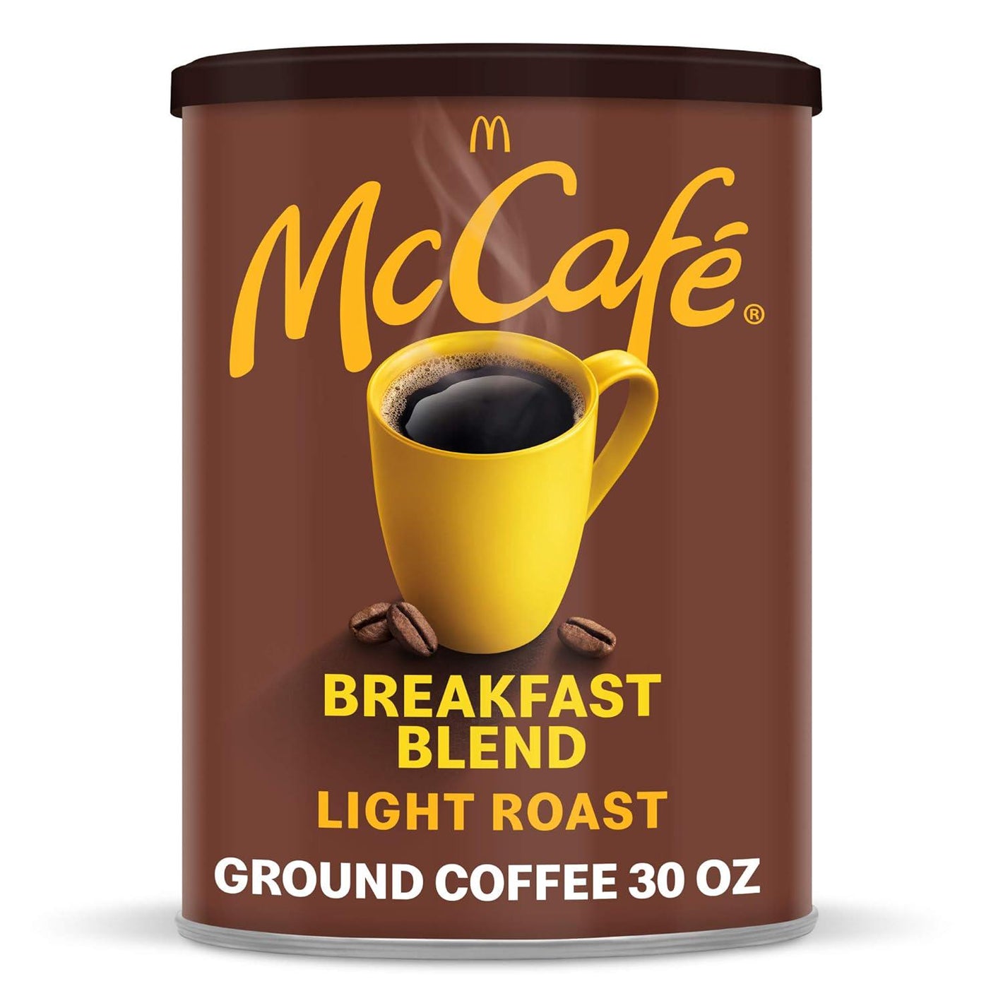 McCafe McCafe Breakfast Blend, Light Roast Ground Coffee, 30 Oz Canister