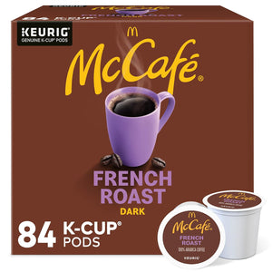 McCafe McCafe French Roast, Keurig Single Serve K-Cup Pods, Dark Roast Coffee Pods, 84 Count
