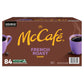 McCafe McCafe French Roast, Keurig Single Serve K-Cup Pods, Dark Roast Coffee Pods, 84 Count
