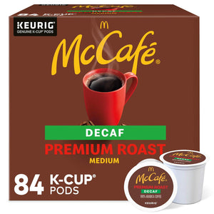 McCafe Premium Roast Decaf Keurig Single Serve K-Cup Pods, Medium Roast, 84 Count
