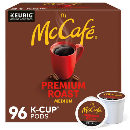 McCafé Premium Roast Coffee, Keurig Single-Serve K-Cup Pods, Medium Roast, 96 Count