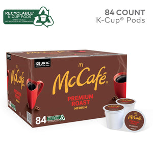 McCafe McCafe Premium Roast, Single-Serve Keurig K-Cup Pods, Medium Roast Coffee Pods Pods, 84 Count