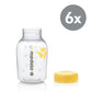 Medela Breast Milk Storage Bottles, 6 Pack, 5 oz Each, BPA-Free, Compatible with All Medela Breast Pumps