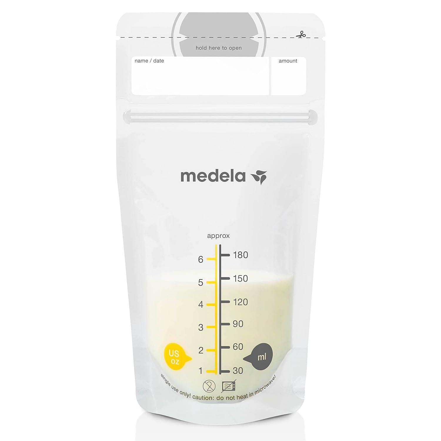Medela Breast Milk Storage Bags, 100 Count,