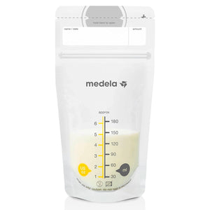 Medela Breastmilk Storage Bags, 200 Count, Ready To Use Breast Milk Storing Bags For Breastfeeding, Self Standing Bag, Space Saving Flat Profile, Hygienically Pre-Sealed, 6 Ounce,