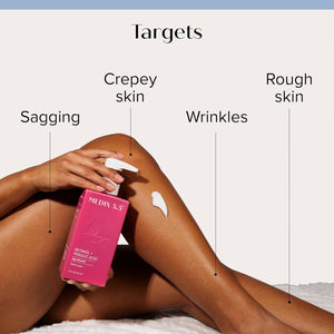 Medix 5.5 Medix 5.5 Retinol Body Lotion Firming Moisturizer | Crepey Skin Care Treatment | Retinol Body Cream | Anti Aging Retinol Cream For Women Targets Look Of Crepe Skin, Wrinkles, And Sagging Skin, 15 Fl Oz
