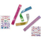 Melissa and Doug Design Your Own Bracelets Jewelry Craft Kit with 100 Gem Glitter Stickers