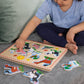 Melissa & Doug Farm Animal Sound Puzzle, 8?Piece Wooden Peg Puzzle with Sound Effects, Kids Learning Toy