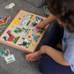 Melissa & Doug Farm Animal Sound Puzzle, 8?Piece Wooden Peg Puzzle with Sound Effects, Kids Learning Toy