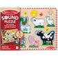Melissa & Doug Farm Animal Sound Puzzle, 8?Piece Wooden Peg Puzzle with Sound Effects, Kids Learning Toy