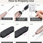 MelodySusie MelodySusie Electric Nail Drill Machine,PC120I Portable Electric Nail File Efile Set For Acrylic Gel Nails, Manicure Pedicure Tool With Nail Drill Bits Sanding Bands Gold
