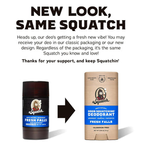 Dr. Squatch Men's Natural Deodorant - Aluminum-Free Deodorant From Dr. Squatch - Natural Deodorizer - Made W/charcoal - Deodorant For Men - Smell Fresh With Rainforest Rapids And Wood Barrel Bourbon (2 Pk)