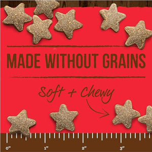Merrick Power Bites Dog Treats 6 oz Bag Soft and Chewy Grain Free Real Beef Recipe Healthy Snack for Training or Reward