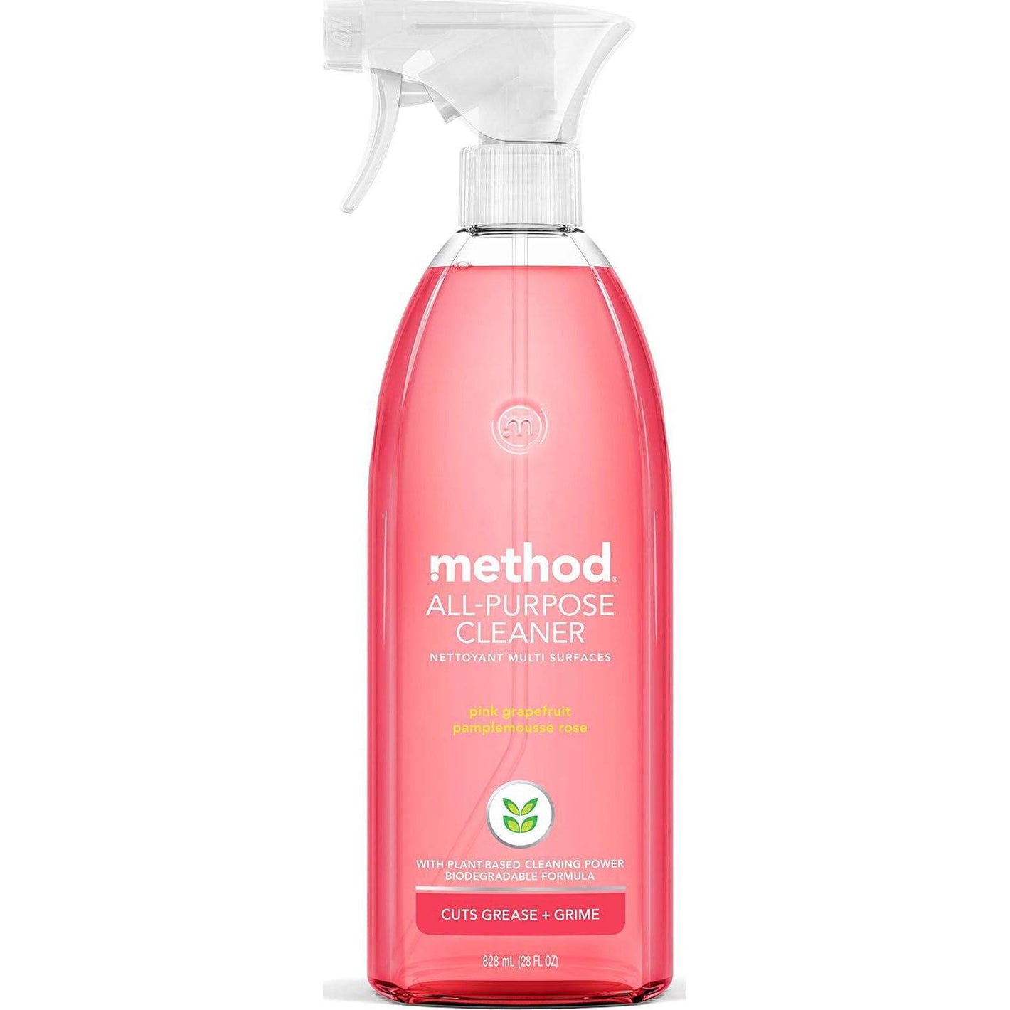 Method All-Purpose Cleaner, Pink Grapefruit Scent, 28oz, Pack of 1
