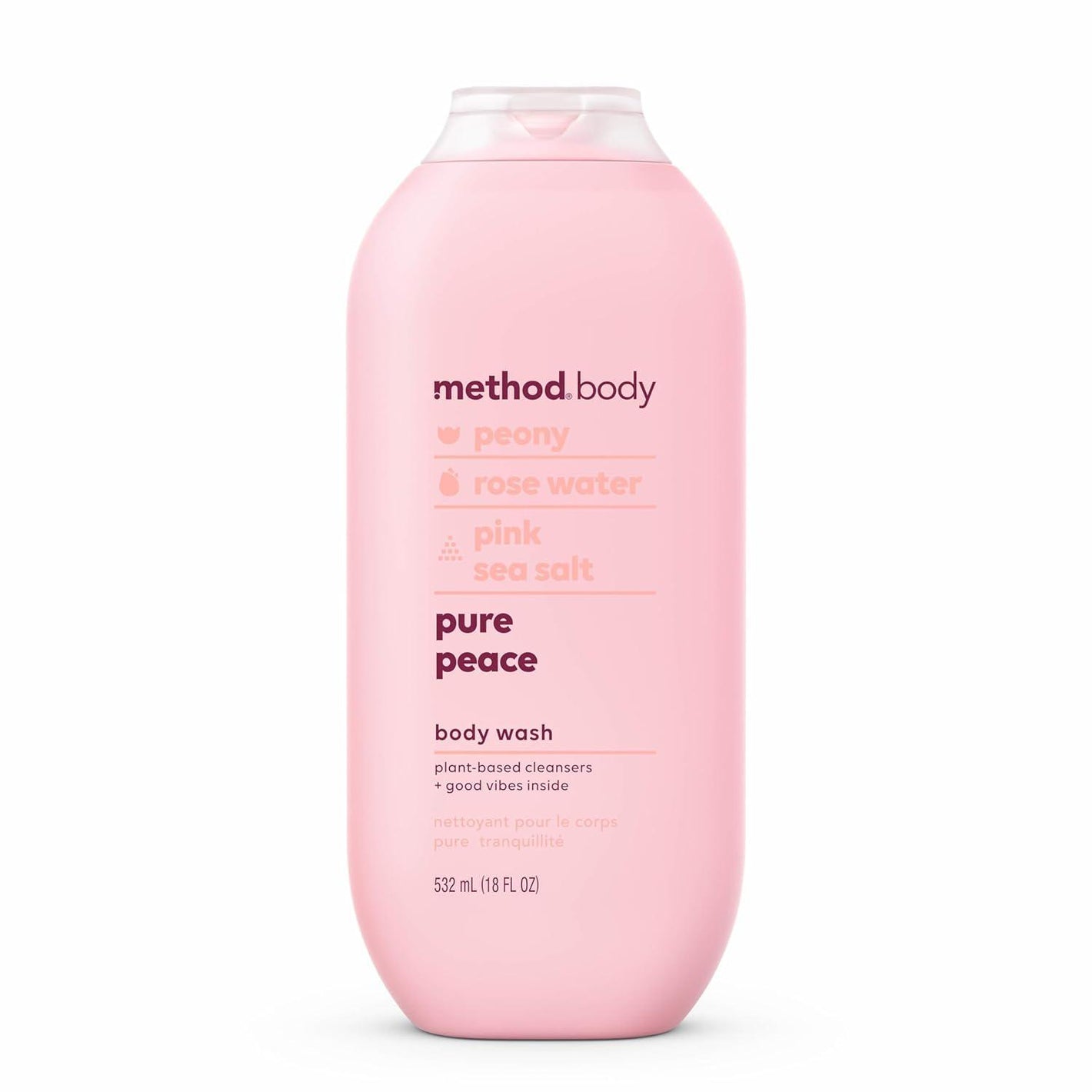 Method Method Body Wash, Pure Peace, Paraben And Phthalate Free, 18 Oz (Pack Of 1)
