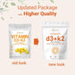 Micro Ingredients Vitamin D3 5,000 IU with K2, 100 mcg, 300 Softgels, 2-in-1 Immune, Heart, Joint, Teeth & Bone Health Support