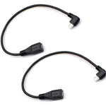 Micro USB Left Angle,Micro USB Extension Cable, 90 Degree Micro-B Male To Female Extension Cable, Data Transferring Cable Suitable For Samsung, HTC, Huawefti, Driving Recorder,Sony And More-2pack,682141274887