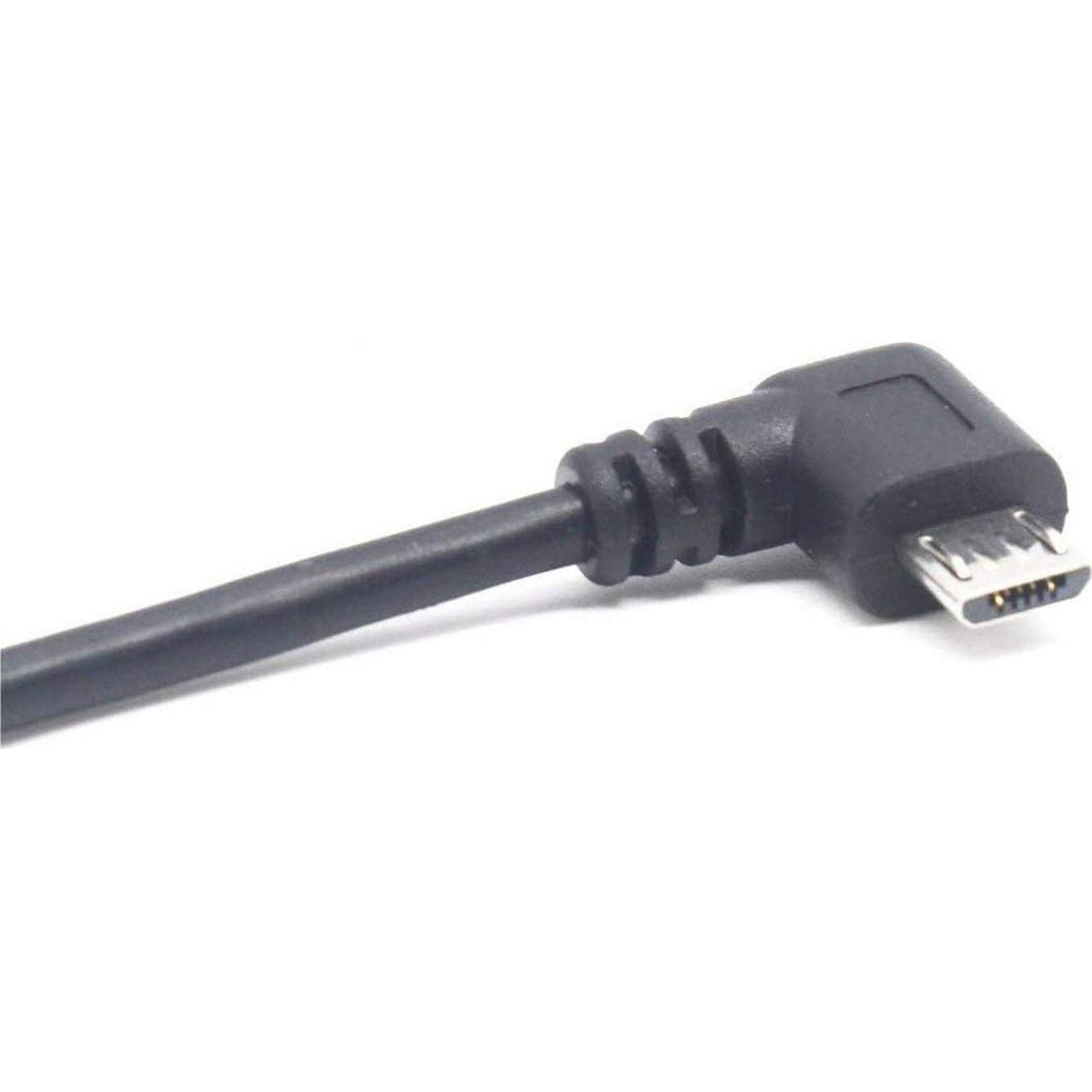Micro USB Left Angle,Micro USB Extension Cable, 90 Degree Micro-B Male To Female Extension Cable, Data Transferring Cable Suitable For Samsung, HTC, Huawefti, Driving Recorder,Sony And More-2pack,682141274887