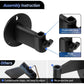 Microphone Wall Mount Boom Arm - Microphone Wall Mount For Mic Holder Horizontal Mounting Wall Space Saving Desktop Metal Mic Stand Clamp By SUNMON,