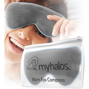 Microwave Activated Warm Eye Compress For Dry Eyes, Blepharitis And Stye Eye Treatment - Heated Eye Masks For Dry Eyes - Dry Eye Therapy Mask And Eye Compress Moist Heat Delivers Warm Compress For Eyes,