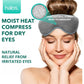Microwave Activated Warm Eye Compress For Dry Eyes, Blepharitis And Stye Eye Treatment - Heated Eye Masks For Dry Eyes - Dry Eye Therapy Mask And Eye Compress Moist Heat Delivers Warm Compress For Eyes,