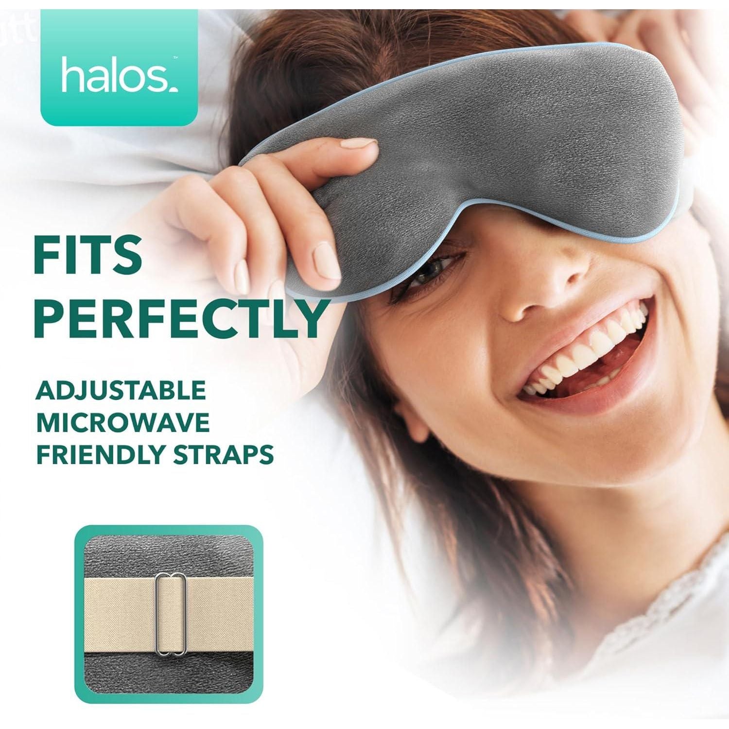 Microwave Activated Warm Eye Compress For Dry Eyes, Blepharitis And Stye Eye Treatment - Heated Eye Masks For Dry Eyes - Dry Eye Therapy Mask And Eye Compress Moist Heat Delivers Warm Compress For Eyes,