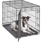MidWest Homes for Pets Single Door ICrate Dog Crate, Leak-Proof Pan, Floor Protecting Feet, Divider Panel & Enhanced Patented Features, Ideal for Dogs