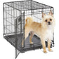 MidWest Homes for Pets Single Door ICrate Dog Crate, Leak-Proof Pan, Floor Protecting Feet, Divider Panel & Enhanced Patented Features, Ideal for Dogs