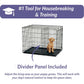MidWest Homes for Pets Single Door ICrate Dog Crate, Leak-Proof Pan, Floor Protecting Feet, Divider Panel & Enhanced Patented Features, Ideal for Dogs