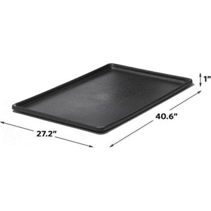 MidWest Dog Crate Replacement Pan, 42 Inch, Black, Fits iCrate, Life Stages, New World, 40.6 x 27.2 in, Model 9PAN