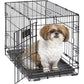 MidWest Homes for Pets Single Door ICrate Dog Crate, Leak-Proof Pan, Floor Protecting Feet, Divider Panel & Enhanced Patented Features, Ideal for Dogs