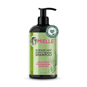 Mielle Organics Mielle Organics Rosemary Mint Strengthening Shampoo Infused With Biotin, Cleanses And Helps Strengthen Weak And Brittle Hair, 12 Ounces