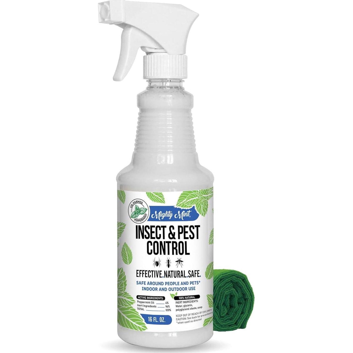 Mighty Mint Peppermint Oil Insect & Pest Spray, 16oz, For Spiders, Ants & More