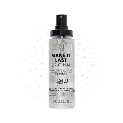 Milani Milani Make It Last Original - Natural Finish Setting Spray 3-in-1 Setting Spray And Primer- Prime + Correct + Set Makeup Finishing Spray And Primer - Long Lasting Makeup Primer And Spray 2.03 Fl. Oz