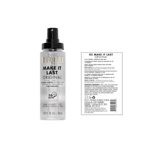 Milani Milani Make It Last Original - Natural Finish Setting Spray 3-in-1 Setting Spray And Primer- Prime + Correct + Set Makeup Finishing Spray And Primer - Long Lasting Makeup Primer And Spray 2.03 Fl. Oz
