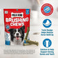 Milk-Bone Brushing Chews 25 Count Fresh Mint Flavor Small Medium Dental Treats for Daily Dog Teeth Cleaning