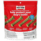 Milk-Bone Brushing Chews 25 Count Fresh Mint Flavor Small Medium Dental Treats for Daily Dog Teeth Cleaning
