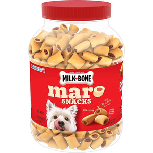 Milk-Bone MaroSnacks Dog Treats Small Size with Real Bone Marrow 40 oz Jar