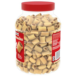 Milk-Bone MaroSnacks Dog Treats, Peanut Butter Flavor, Real Bone Marrow, 40 oz