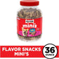 Milk Bone Minis Flavor Snacks Dog Treats Crunchy Biscuits 36 oz for Training and Rewarding Small Dogs