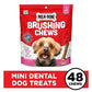 Milk-Bone Original Brushing Chews, Mini Dental Treats for Dogs, Daily Oral Care, 48 Count